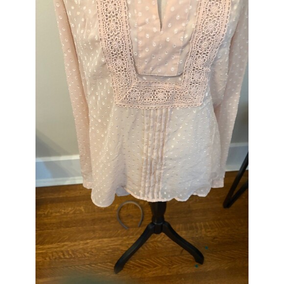 Daniel Rainn BUNDLE Long Sleeved Peach  + Black Floral Top M 2 for 1 - Picture 5 of 7